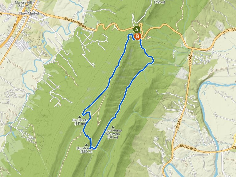 Bird Knob to Browns Hollow Loop | hike | Komoot
